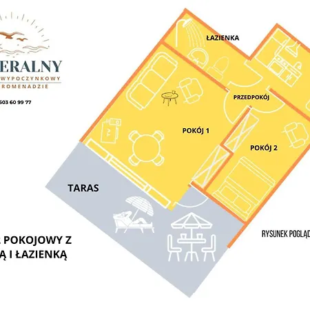Kameralny Przy Promenadzie - Domki, Apartamenty, ハジコビ