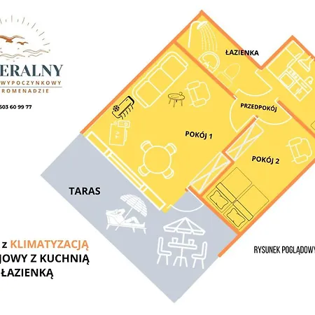 Kameralny Przy Promenadzie - Domki, Apartamenty,