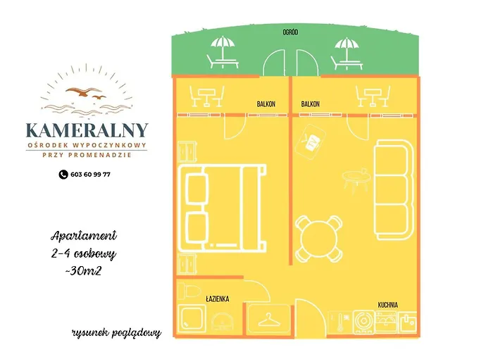 Kameralny Przy Promenadzie - Domki, Apartamenty,